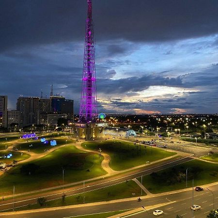 Flat Encantador No 11º Com Vista Pra Torre De Tv Brasília Ngoại thất bức ảnh