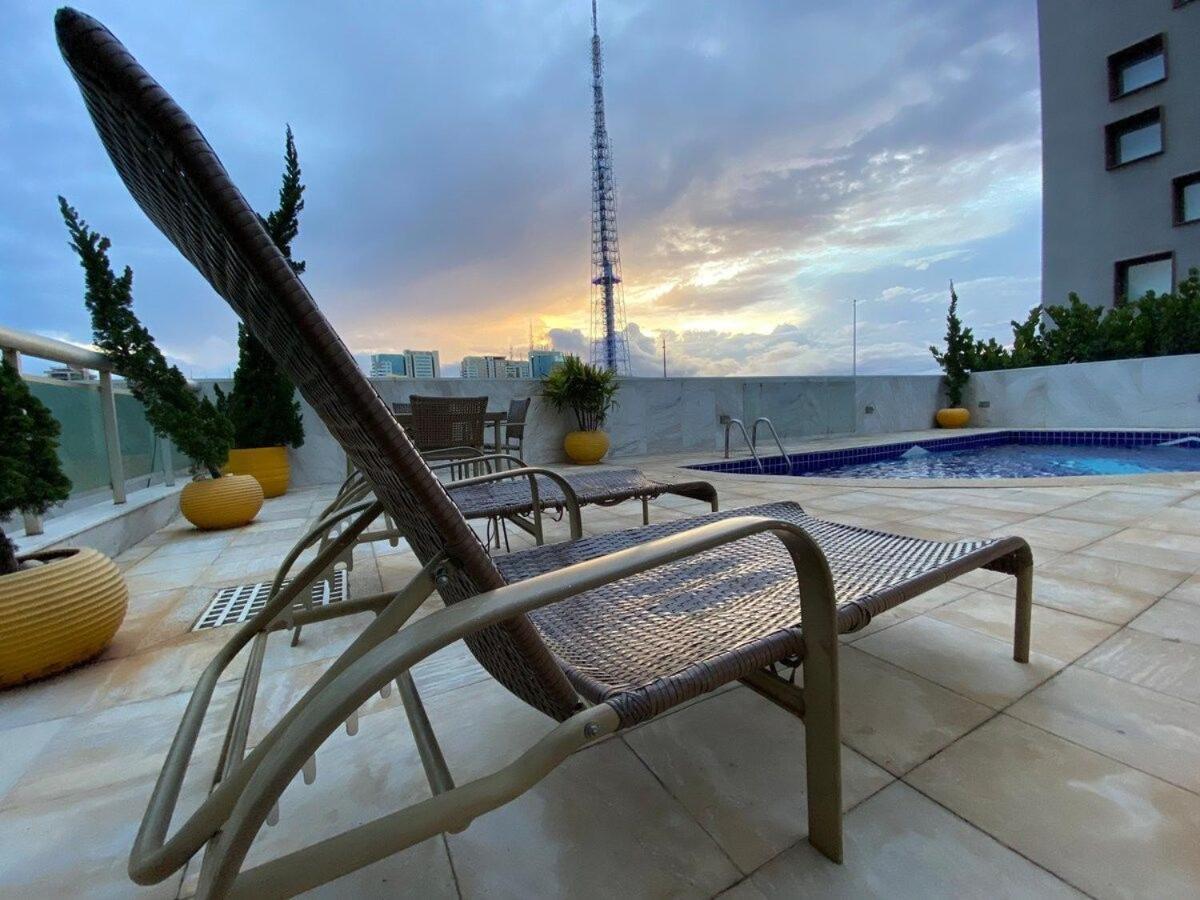 Flat Encantador No 11º Com Vista Pra Torre De Tv Brasília Ngoại thất bức ảnh