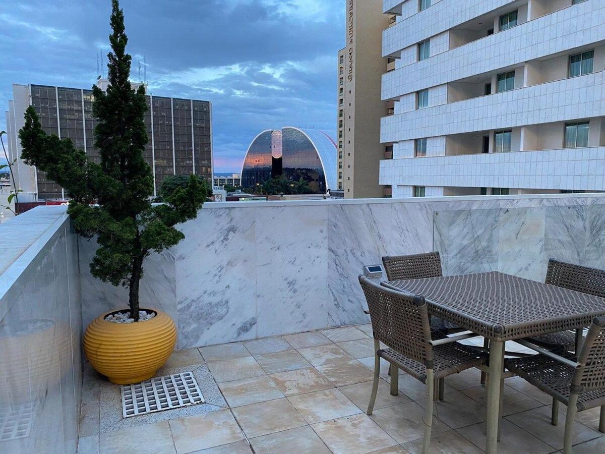 Flat Encantador No 11º Com Vista Pra Torre De Tv Brasília Ngoại thất bức ảnh