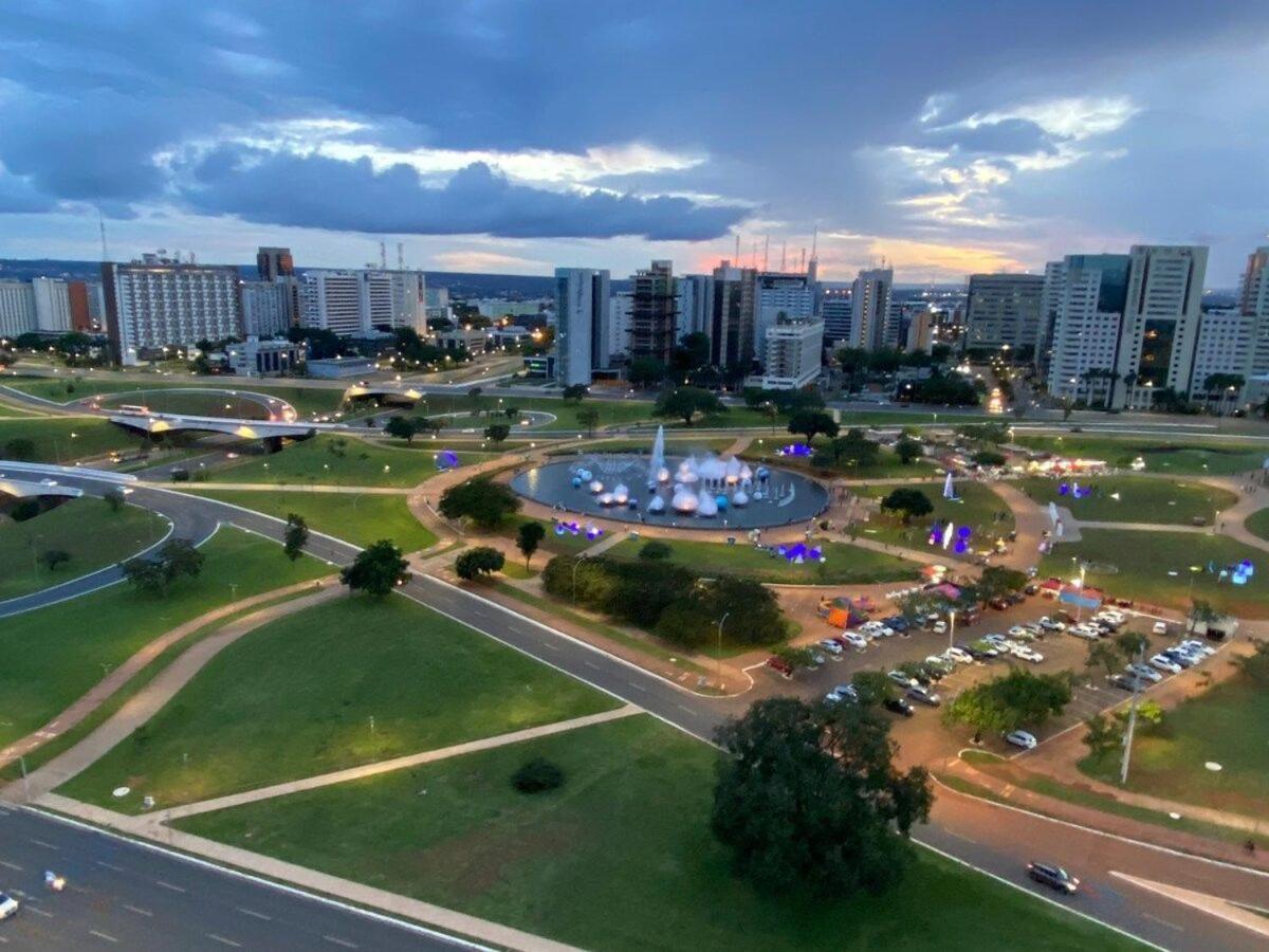 Flat Encantador No 11º Com Vista Pra Torre De Tv Brasília Ngoại thất bức ảnh