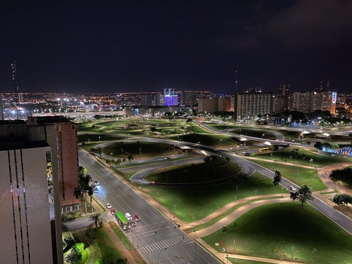 Flat Encantador No 11º Com Vista Pra Torre De Tv Brasília Ngoại thất bức ảnh