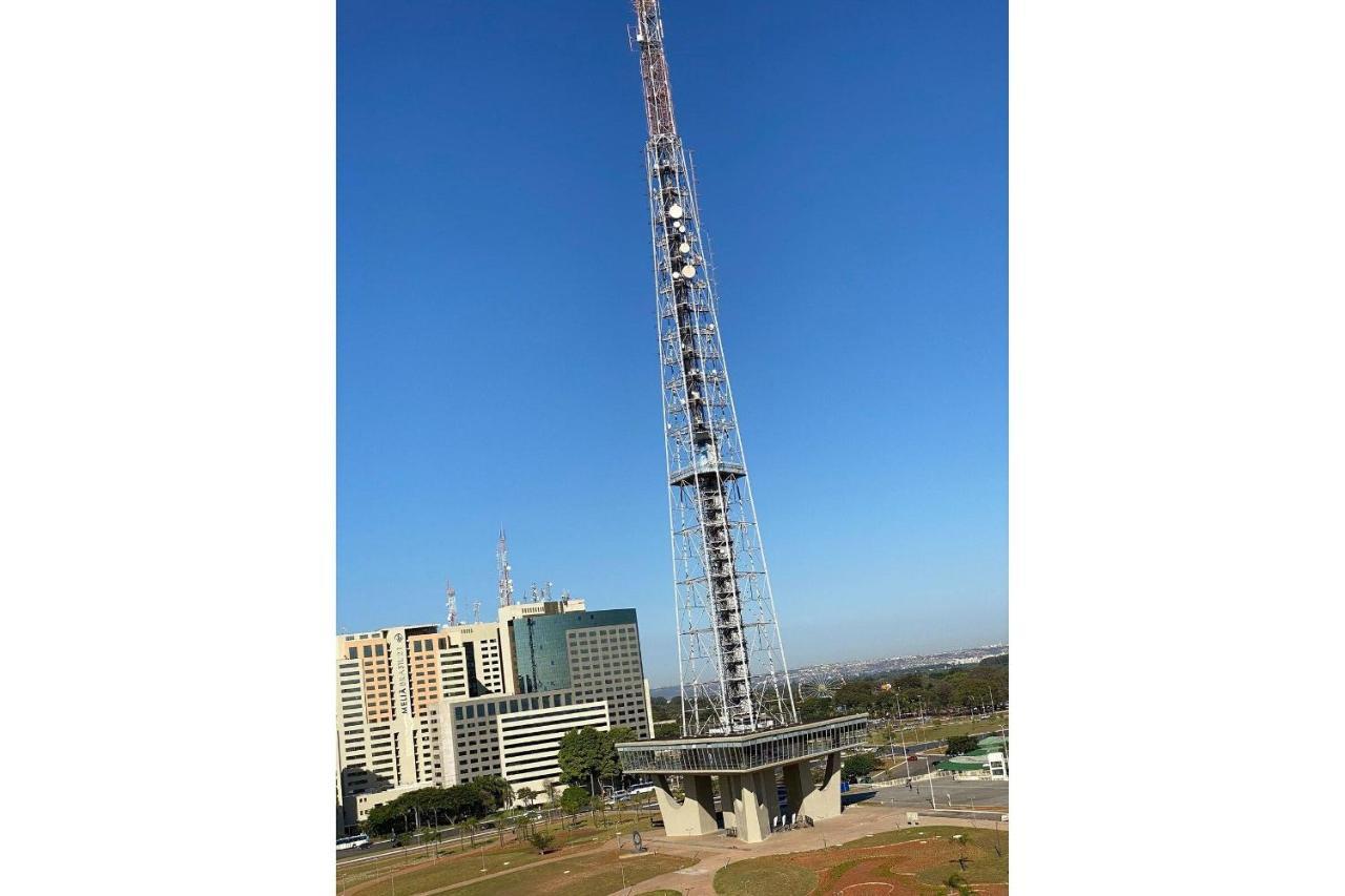 Flat Encantador No 11º Com Vista Pra Torre De Tv Brasília Ngoại thất bức ảnh